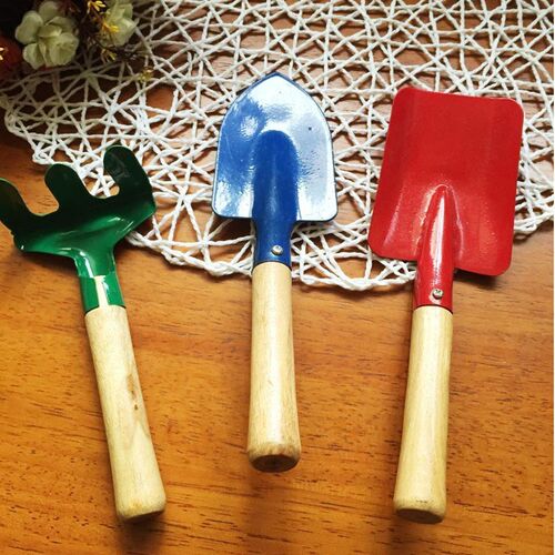Gardening Shovel Set 3Piece Kids Sand Digging Planting Garde