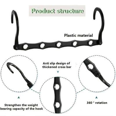 10 Pcs Space Saving Magic Hangers Sturdy Plastic Holder Heav