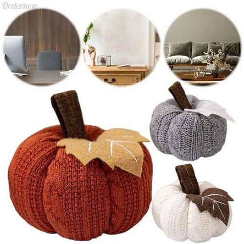 Crochet Pumpkins Decoration Handmade Harvest Crochet