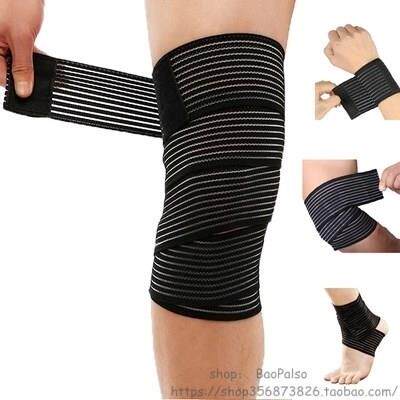 sports bandage wrap elbow wrist knee ankle support stabiliz