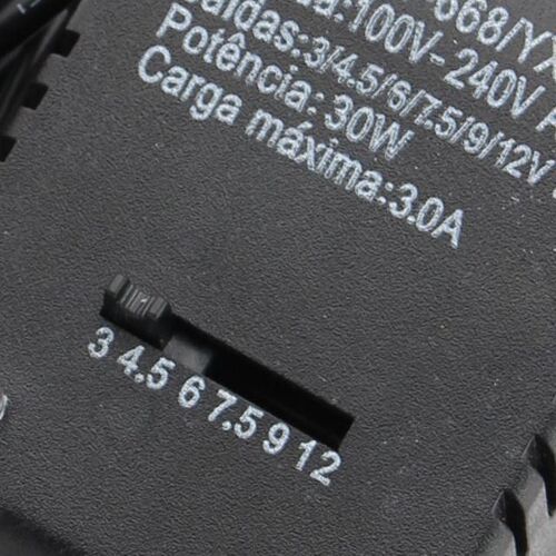 AC DC Universal Adapter Adjustable Power Supply 12V 3V 4.5V
