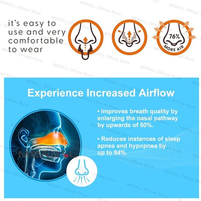 1/2Pcs Silicone Nose Clip Anti Snoring Nasal Dilator Stop Sn