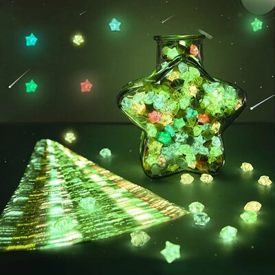 210 Sheets Luminous Origami Stars Paper Strips Lucky Star De