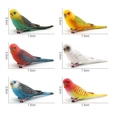Simulated bird parrot childrens ornament toy