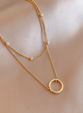 New Trend Stainless Steel Double Layer Bead Annulation