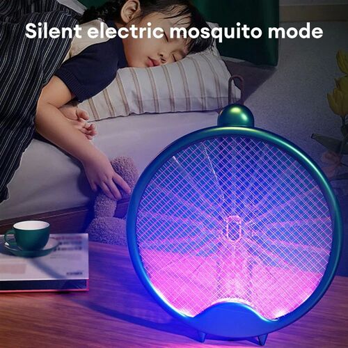 3000V Electric Mosquito Racket Mosquito Killer Lamp USB Rech