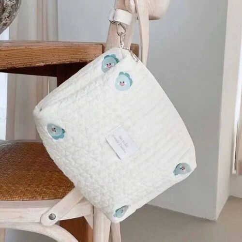 Portable Stroller Nappy Bag Quilted Baby Diaper Caddy Organi