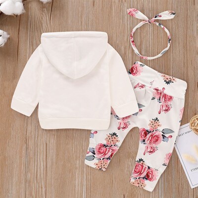 Toddler Baby Girl Clothes Set Newborn Girls Outfit White Poc
