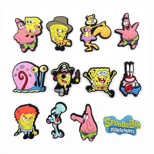 1/32pcs Cute sponge Shoe Charms Accessories Shoe Decoration