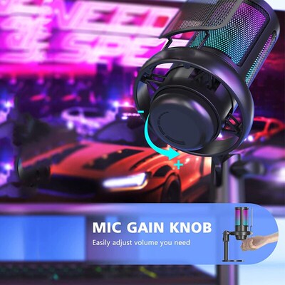 USB Microphone Studio Professional Condenser Microphone for