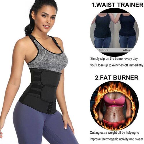New Adjustable Hook Shaperwear Waist Trainer Women Sauna Bel