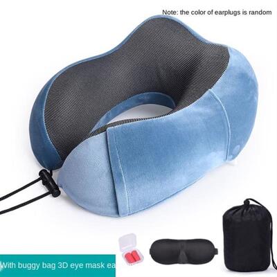 U Shaped Memory Foam Neck Pillows Soft Travel Pillow Massage