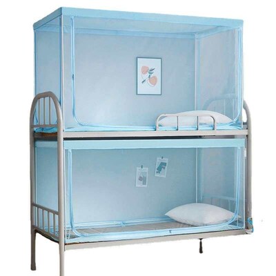Retractable mosquito net dormitory upper bunk lower bunk 0.8