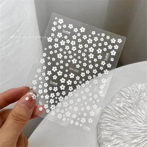 Easy To Apply Adhesive Patch Fashionable Five-petal Flower N