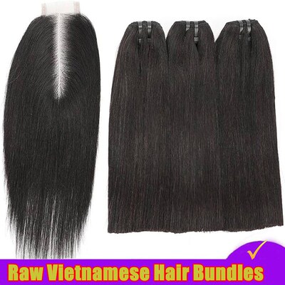 Raw Vietnamese Hair Bone Straight Bundles