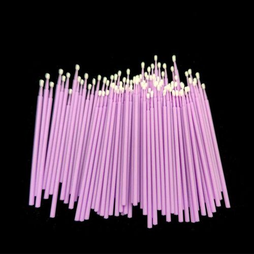 100Pcs Up Paint Micro Brush Tips 1.5mm Mini Car Touch Up Pai