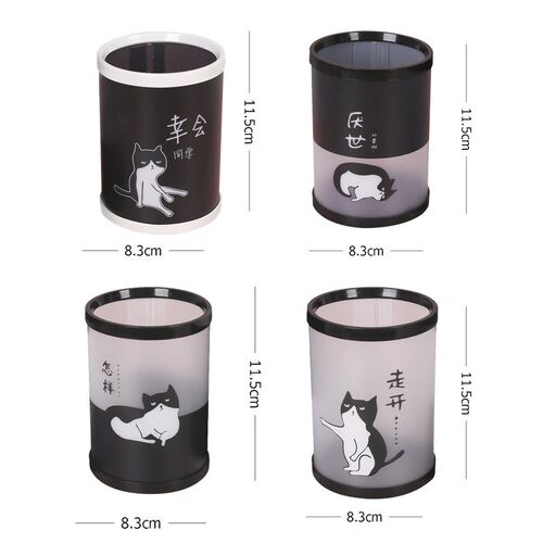Creative DIY Plastic Pen Holder Cute Student Cartoon Pen Ho