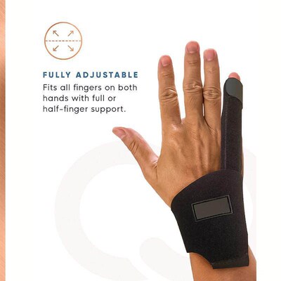 Compression Finger Splint Adjustable Finger Brace Trigger Fi