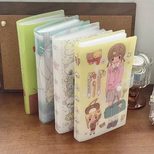 A5 half Sticker Storage Album Kawaii Animal Folder Cute