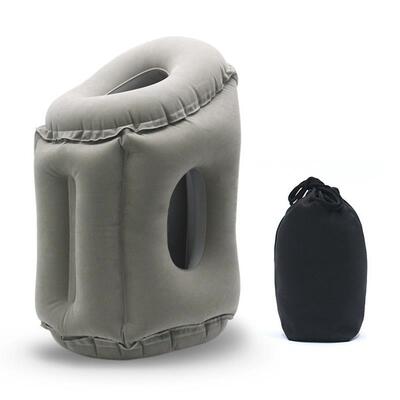 inflatable air pillow travel airplane rest sleep u shape