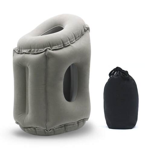 inflatable air pillow travel airplane rest sleep u shape