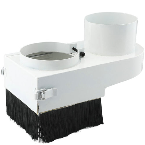 木工雕刻机吸尘罩直径5  90 100推拉式吸尘头带加厚毛刷