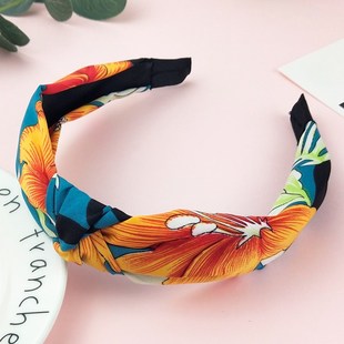 Lady Turban Hairband Hai Knot Elastic Top Hoop Hair Headband