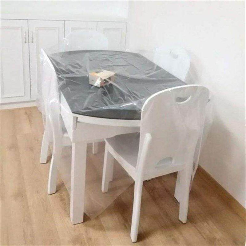 Floor sofa plastic sheet waterproof grey cloth cover dust图片