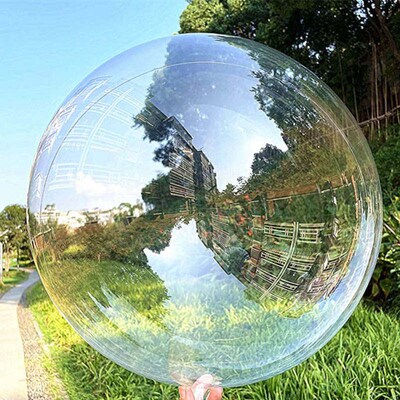 10Pcs 10-24inch PVC No Wrinkle Bobo Transparent Clear Balloo