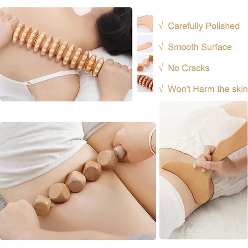 Wood Therapy Massage Tools Manual Gua Sha Accessories Anti C
