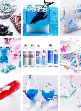 1:1 AB Epoxy Resin Glue Kits High Adhesive Crystal DIY Mold