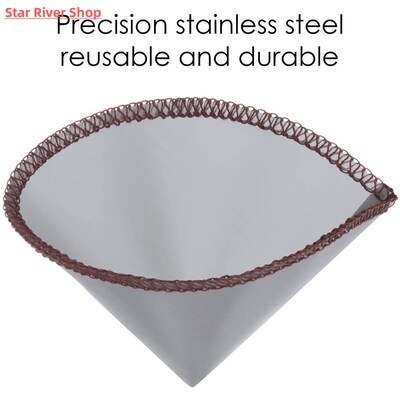 Reusable Pour over Coffee Filter Mesh Paperless Coffee Filte