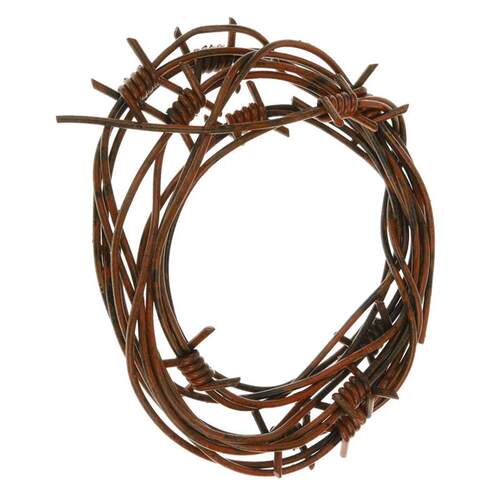 Brown Barbwire Cording Cord Barbed Wire Rustic & Western Par