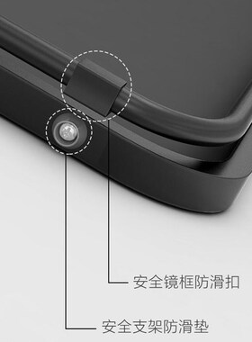 Mirrors Aluminum Alloy Piering Mirror Wall-mounted Full-Body