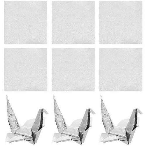 100 Sheets Single-sided Pearlescent Origami Folding Paper