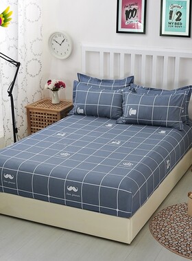 cotton fitted sheet bed sheets set 4pcs duvet cover 床笠四件