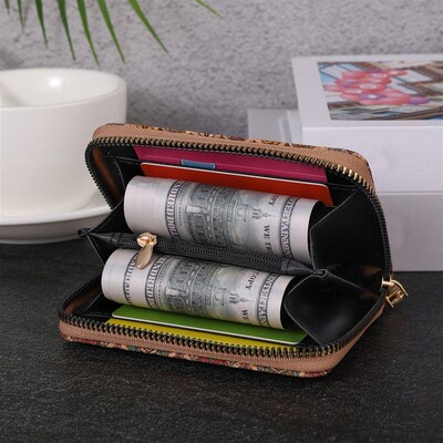 Fahionable Retro Short Wallet, Multifunctional And Veratile