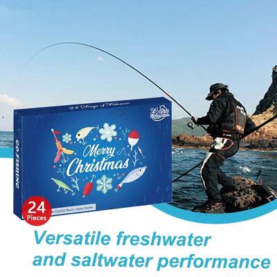 Fishing Tackle Advent Calendar Fishing Lures Set Fishing Gea
