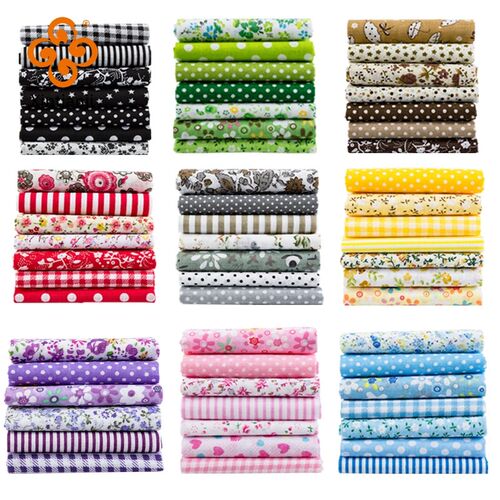 24*25Cm Cotton Fabric Printed Cloth Sewing Quilting Fabrics