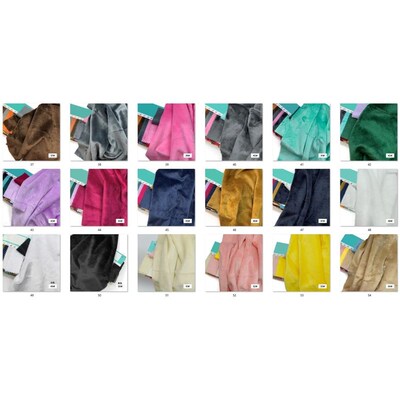45x50cm 34~66# Plush Fabric For Sewing 5mm Pile Length 100 P