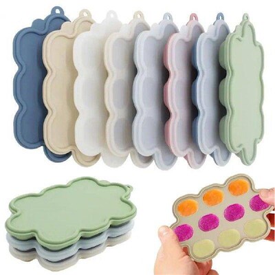 Silicone Toddle Food Freezer Tray with Lid BPA-Free