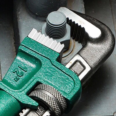 Heavy Duty Carbon Steel Straight Pipe Wrench 10 , 12 , 14 ,