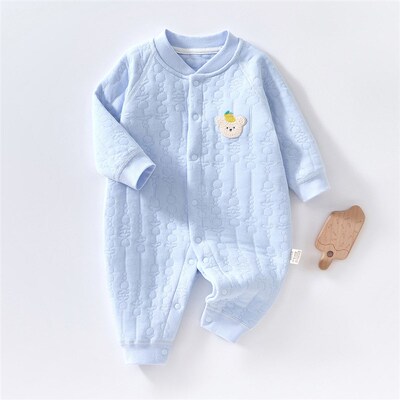 Baby Clothes Clothing tton Thickened Body Clothes Newborn Bo