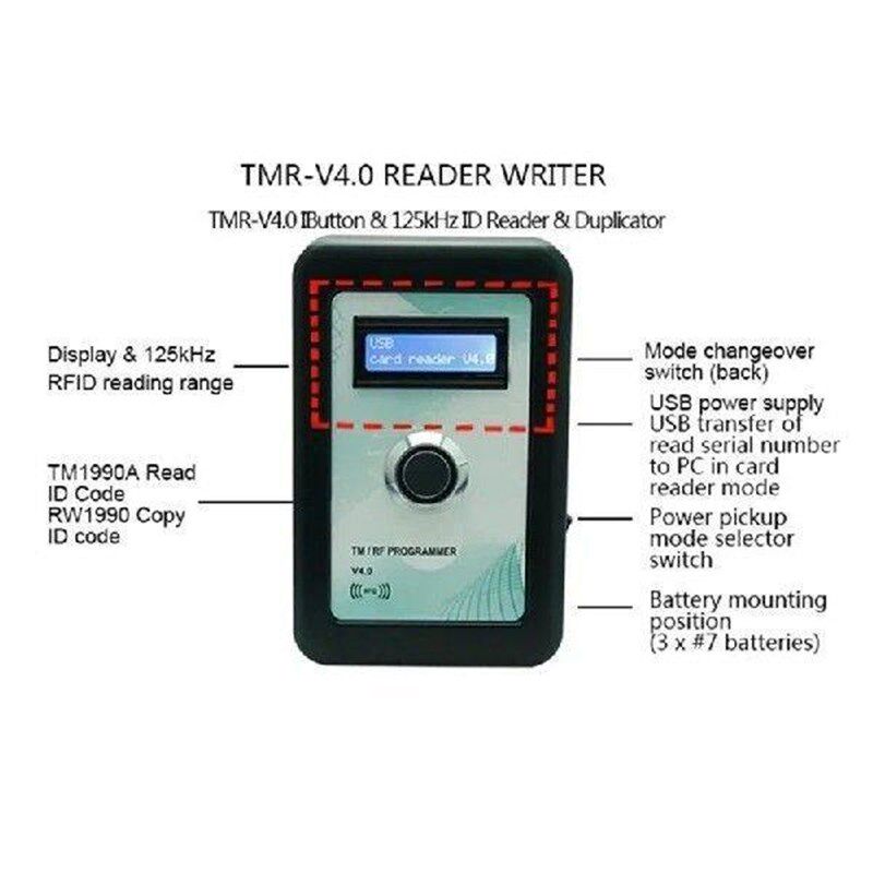 A73E-TMRF-V4.0 Ibutton Programmer DS1990A Duplicator Copier - 实物图