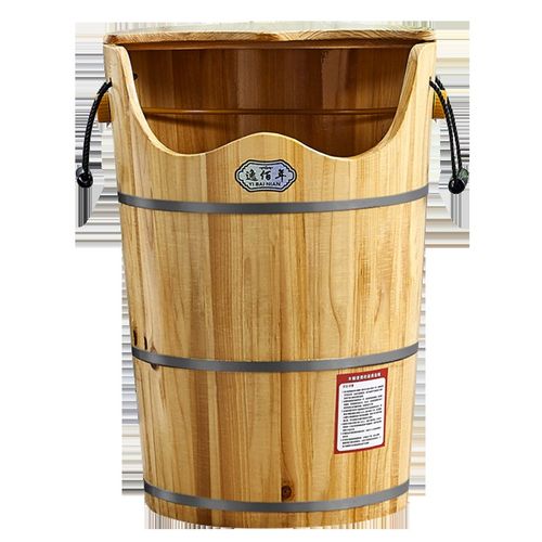 加热恒温泡脚蒸汽熏蒸木桶足疗桶养生家用过膝过小腿足浴桶高深桶