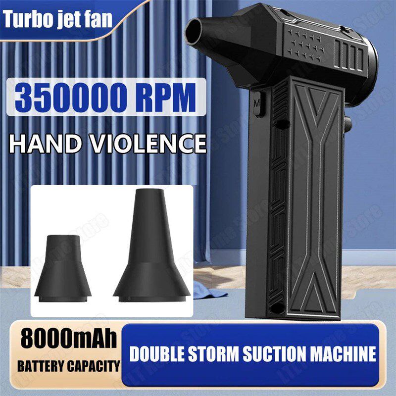 Mini Turbo Jet Fan Rechargeable Electric Air Duster 350000RP - 实物图