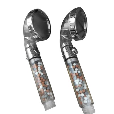 Negative Ion Filter Rain Shower Head Set Water Saving Shower
