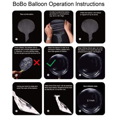 3PCS 20inch Feather BOBO Balloons Wedding Engagement Decorat