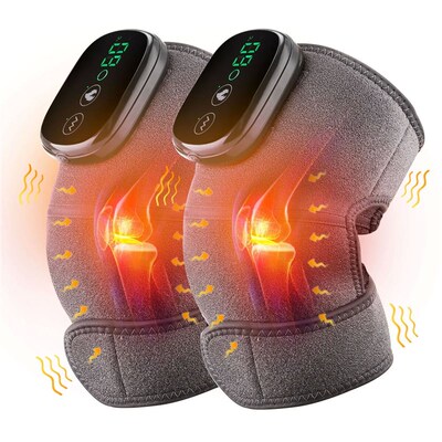 Eletric Heating Knee Massage Device Vibration Knee Pads for