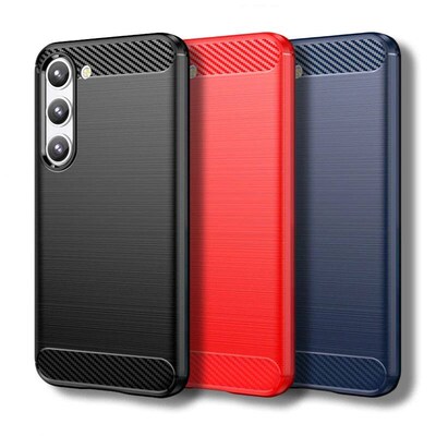 For  Galaxy S23  Case  S23 ver 6.1 Inch Carbon Fiber Silicon